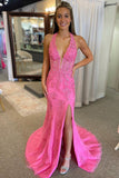 Luna | Cute Mermaid V-Neck Long Prom Dress with Appliques