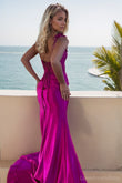 Elegant Strapless Mermaid Satin Prom Dress