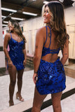 Glamorous Bodycon Illusion Spaghetti Straps Lace Homecoming Dresses with Slit JB112213