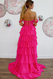 Selena | Charming Mermaid Sweetheart Orange Prom Dress with Slit and Beading