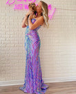 Romantic Mermaid Strapless Satin Prom Dress with AppliquesJB110516