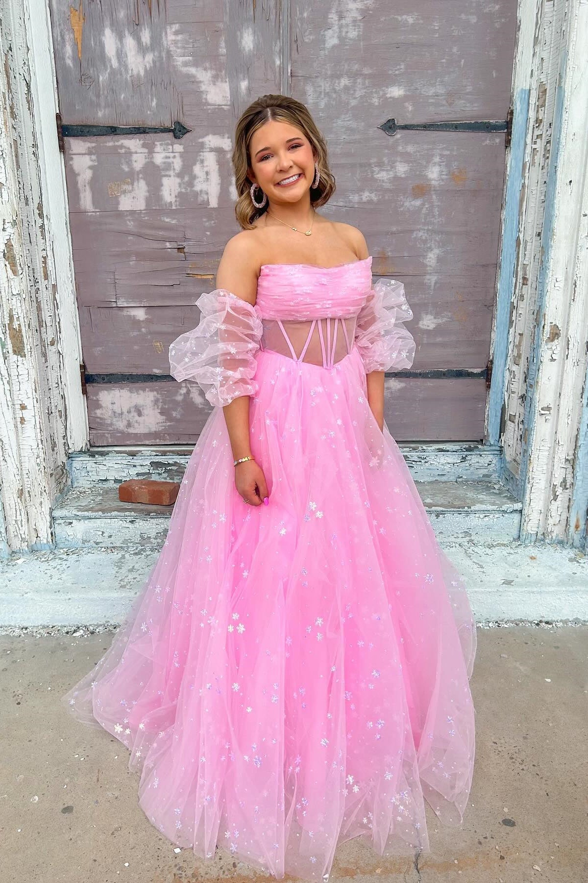 Cute A Line Sweetheart Aqua Blue Tulle Long Prom Dress