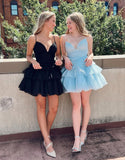 Brooklynn |A-line Strapless Sequin Corset Sheath Homecoming Dress